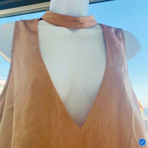 Missguided Rose Gold Choker Dress Size 8 NWOT - Picture 4 of 4